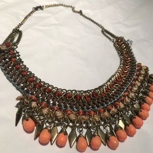 Woven/beaded necklace